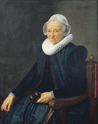 Retrato de una anciana, 1624 de Nicolaes Eliasz